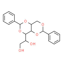 ChemSpider 2D Image | (1,3:2,4) Dibenzylidene sorbitol (DBS) | C20H22O6