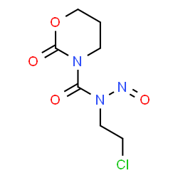 ChemSpider 2D Image | N-(2-Chloroethyl)-N-nitroso-2-oxo-1,3-oxazinane-3-carboxamide | C7H10ClN3O4