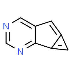 ChemSpider 2D Image | Cyclopropa[4,5]cyclopenta[1,2-d]pyrimidine | C8H4N2