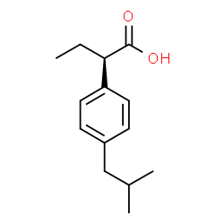 ChemSpider 2D Image | (R)-Butibufen | C14H20O2