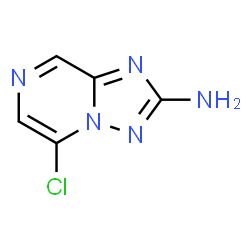 ChemSpider 2D Image | 5-Chloro[1,2,4]triazolo[1,5-a]pyrazin-2-amine | C5H4ClN5