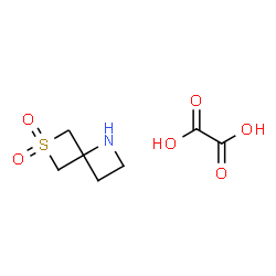 ChemSpider 2D Image | 6-Thia-1-azaspiro[3.3]heptane 6,6-dioxide oxalate | C7H11NO6S
