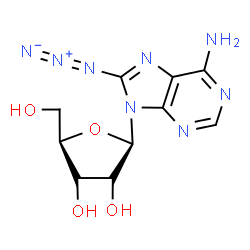 ChemSpider 2D Image | 8-Azidoadenosine | C10H12N8O4