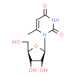 ChemSpider 2D Image | 6-Methyluridine | C10H14N2O6