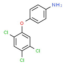 ChemSpider 2D Image | 4-(2,4,5-Trichlorophenoxy)aniline | C12H8Cl3NO