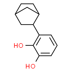 ChemSpider 2D Image | 3-bicyclo(2.2.1)hept-2-yl-benzene-1,2-diol | C13H16O2