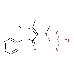 ChemSpider 2D Image | Metamizole | C13H17N3O4S