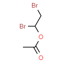 ChemSpider 2D Image | 1,2-Dibromoethyl acetate | C4H6Br2O2