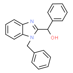 ChemSpider 2D Image | (1-Benzyl-1H-benzimidazol-2-yl)(phenyl)methanol | C21H18N2O