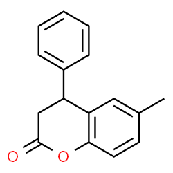 ChemSpider 2D Image | 6-Methyl-4-phenylchroman-2-one | C16H14O2