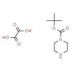 ChemSpider 2D Image | tert-butyl piperazine-1-carboxylate oxalate | C11H20N2O6