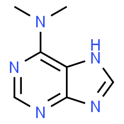 ChemSpider 2D Image | N(6),N(6)-Dimethyladenine | C7H9N5