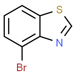 ChemSpider 2D Image | 4-bromobenzo[d]thiazole | C7H4BrNS