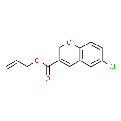 ChemSpider 2D Image | Allyl 6-chloro-2H-chromene-3-carboxylate | C13H11ClO3