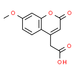 ChemSpider 2D Image | 7-Methoxycoumarin-4-acetic acid | C12H10O5