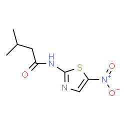 ChemSpider 2D Image | 3-Methyl-N-(5-nitro-1,3-thiazol-2-yl)butanamide | C8H11N3O3S
