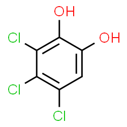 ChemSpider 2D Image | Trichloropyrocatechol | C6H3Cl3O2