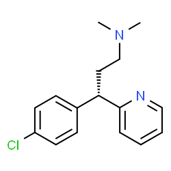 ChemSpider 2D Image | dexchlorpheniramine | C16H19ClN2