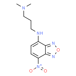 ChemSpider 2D Image | N,N-Dimethyl-N'-(7-nitro-2,1,3-benzoxadiazol-4-yl)-1,3-propanediamine | C11H15N5O3