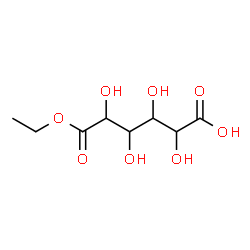 ChemSpider 2D Image | 6-Ethoxy-2,3,4,5-tetrahydroxy-6-oxohexanoic acid | C8H14O8