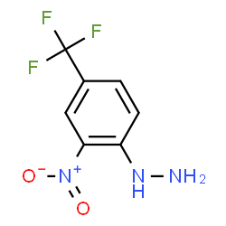 ChemSpider 2D Image | 2-nitro-4-trifluoromethylphenylhydrazine | C7H6F3N3O2