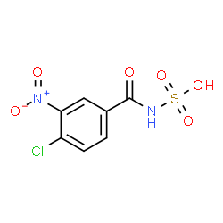 ChemSpider 2D Image | (4-Chloro-3-nitrobenzoyl)sulfamic acid | C7H5ClN2O6S