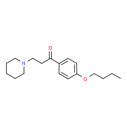 ChemSpider 2D Image | dyclonine | C18H27NO2