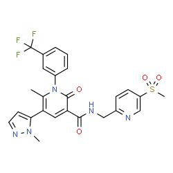 ChemSpider 2D Image | Alvelestat | C25H22F3N5O4S