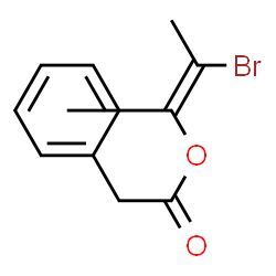 ChemSpider 2D Image | (2Z)-3-Bromo-2-buten-2-yl phenylacetate | C12H13BrO2