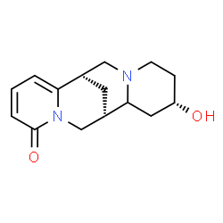 ChemSpider 2D Image | (13alpha)-13-Hydroxy-3,4,5,6-tetradehydrospartein-2-one | C15H20N2O2
