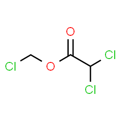ChemSpider 2D Image | Chloromethyl dichloroacetate | C3H3Cl3O2