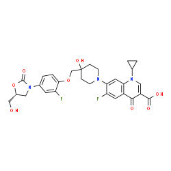 ChemSpider 2D Image | Cadazolid | C29H29F2N3O8