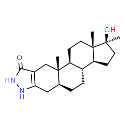 ChemSpider 2D Image | 3'-Hydroxystanozolol | C21H32N2O2