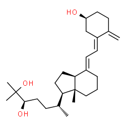 ChemSpider 2D Image | (3S,5E,7E,24R)-9,10-Secocholesta-5,7,10-triene-3,24,25-triol | C27H44O3