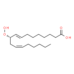 ChemSpider 2D Image | (8E,10S,12Z)-10-Hydroperoxy-8,12-octadecadienoic acid | C18H32O4