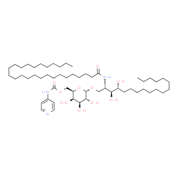ChemSpider 2D Image | 1-O-[6-O-(4-pyridylcarbamoyl)-alpha-D-galactopyranosyl]-N-hexacosanoylphytosphingosine | C56H103N3O10
