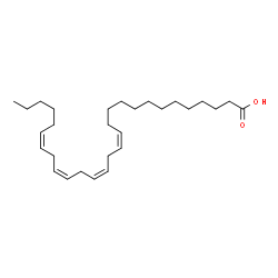 ChemSpider 2D Image | (13Z,16Z,19Z,22Z)-octacosatetraenoic acid | C28H48O2
