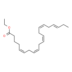 ChemSpider 2D Image | Ethyl (17E)-5,8,11,14,17-icosapentaenoate | C22H34O2