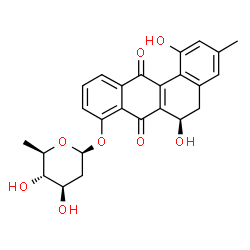 ChemSpider 2D Image | Landomycin H | C25H24O8