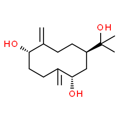 ChemSpider 2D Image | Chrysanthetriol | C15H26O3