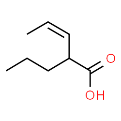 ChemSpider 2D Image | 2-n-Propyl-3-pentenoic acid | C8H14O2