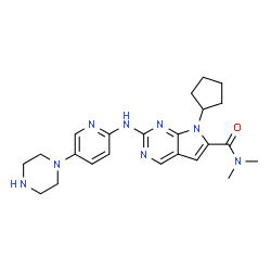 ChemSpider 2D Image | ribociclib | C23H30N8O