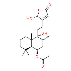 ChemSpider 2D Image | viteagnusin I | C22H34O6