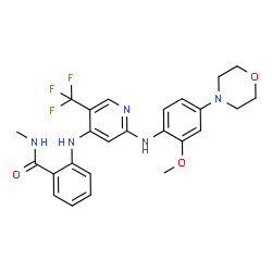 ChemSpider 2D Image | PND1186 | C25H26F3N5O3
