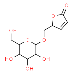 ChemSpider 2D Image | (5-Oxo-2,5-dihydro-2-furanyl)methyl hexopyranoside | C11H16O8