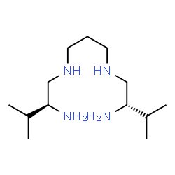 ChemSpider 2D Image | (2S,2'S)-N~1~,N~1~'-1,3-Propanediylbis(3-methyl-1,2-butanediamine) | C13H32N4