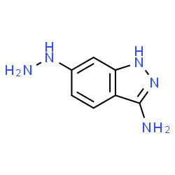 ChemSpider 2D Image | 6-Hydrazino-1H-indazol-3-amine | C7H9N5