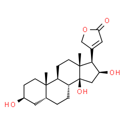 ChemSpider 2D Image | GITOXIGENIN | C23H34O5