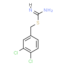 ChemSpider 2D Image | 3,4-Dichlorobenzyl carbamimidothioate | C8H8Cl2N2S