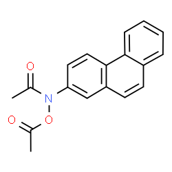 ChemSpider 2D Image | N-Acetoxy-N-(2-phenanthryl)acetamide | C18H15NO3